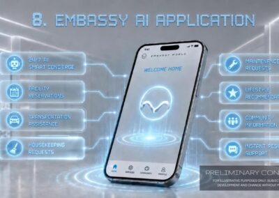 Modern AI technológia a mobilná aplikácia na ambasádne služby a podporu.