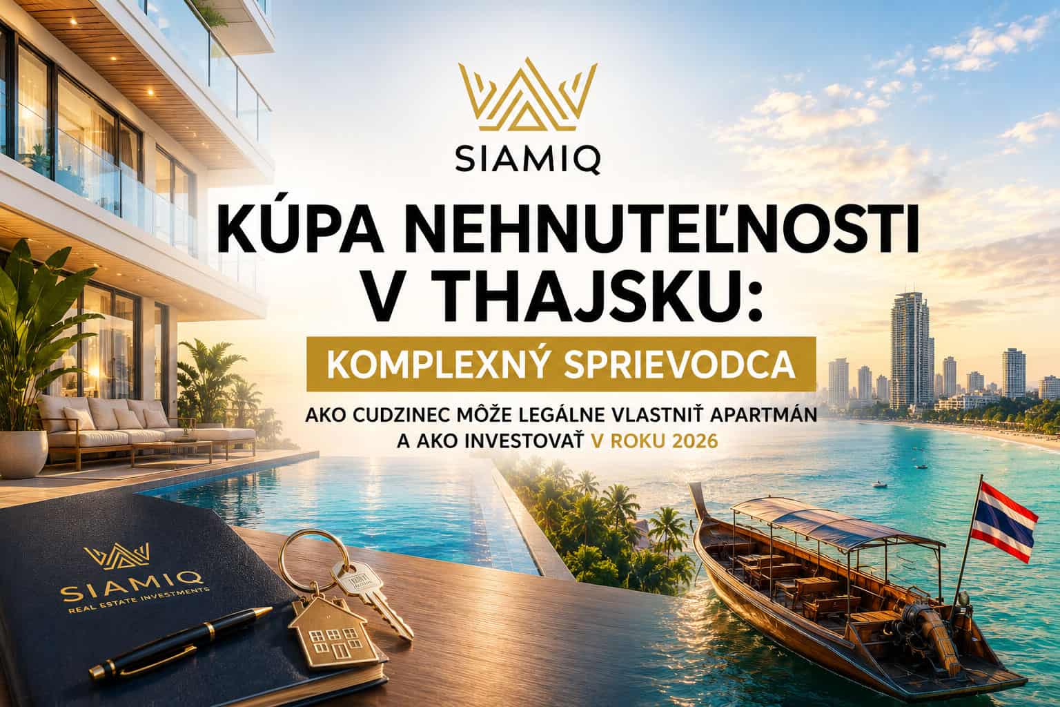 Kúpa nehnuteľnosti v Thajsku: Komplexný sprievodca ako cudzinec môže legálne vlastniť apartmán a ako investovať v roku 2026